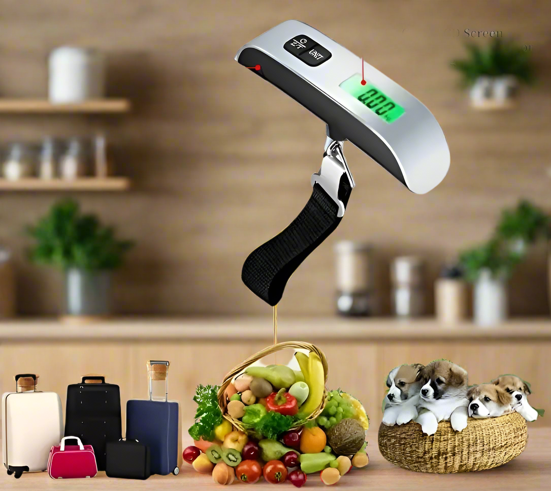 Portable Digital Luggage Scale 50kgs – Travel Without Extra Fees!