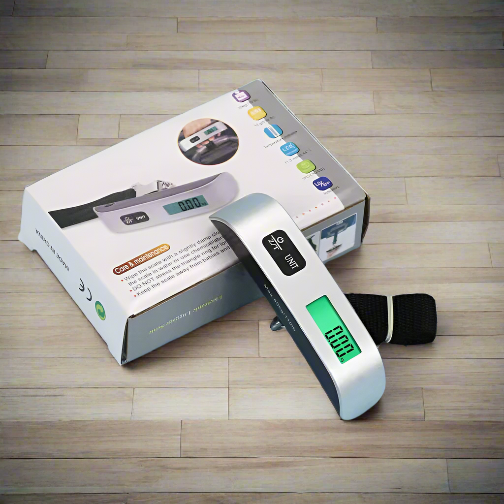 Portable Digital Luggage Scale 50kgs – Travel Without Extra Fees!