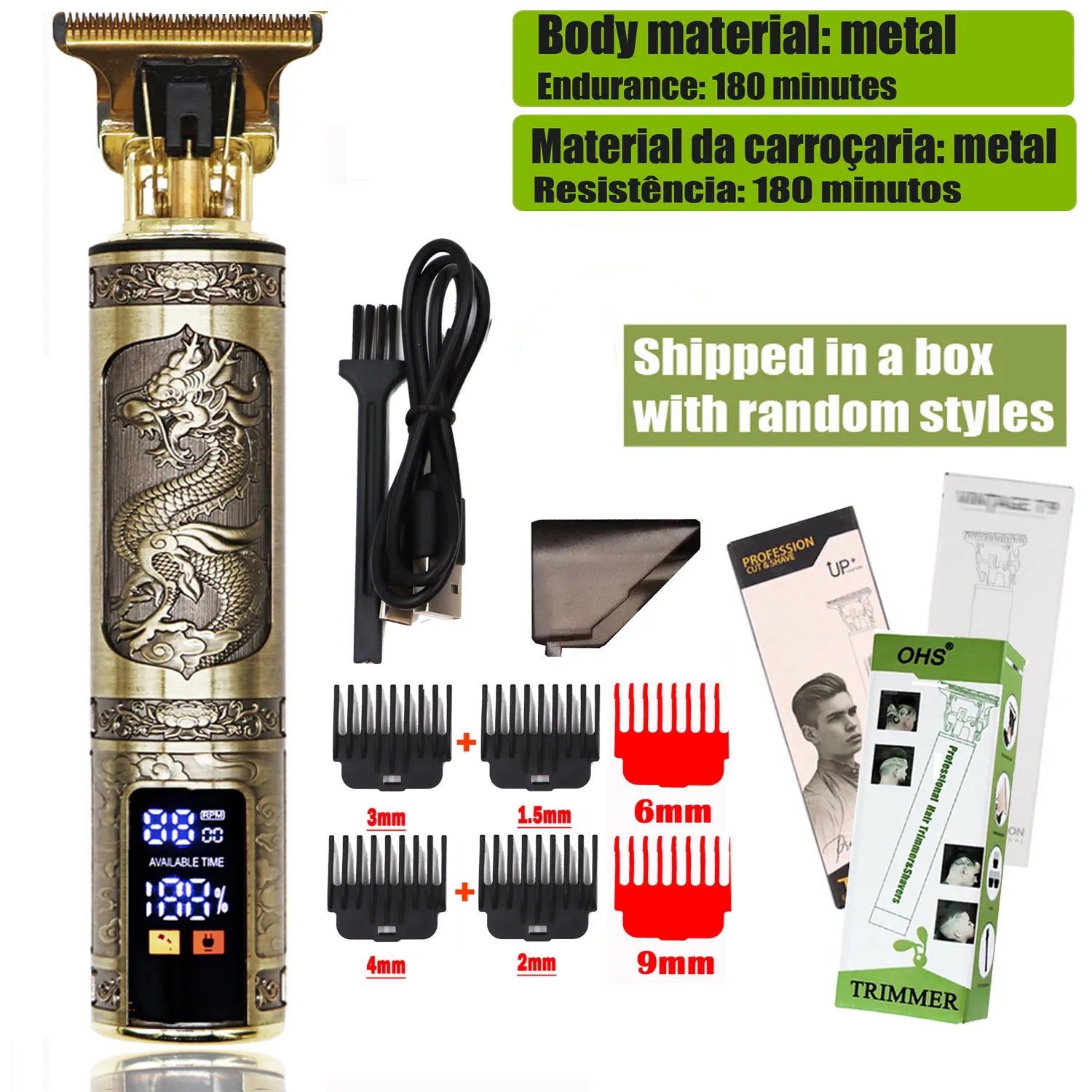 Rechargeable Electric Trimmer