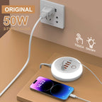 Fast Charger-Adapter 6 Ports PD50W, USB18W