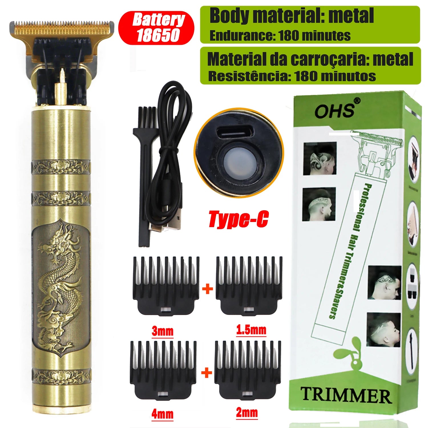 Rechargeable Electric Trimmer