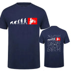 Human Evolution Vintage T-shirt