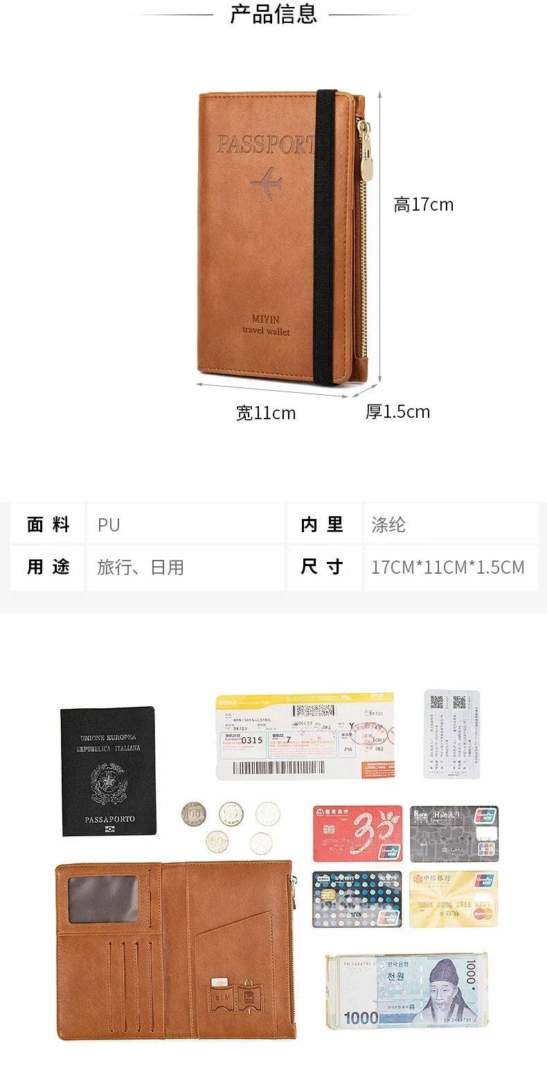 Passport Cover Case Wallet