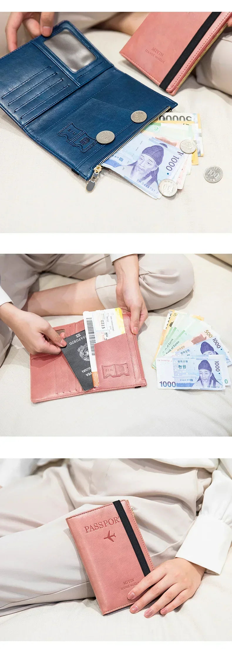 Passport Cover Case Wallet
