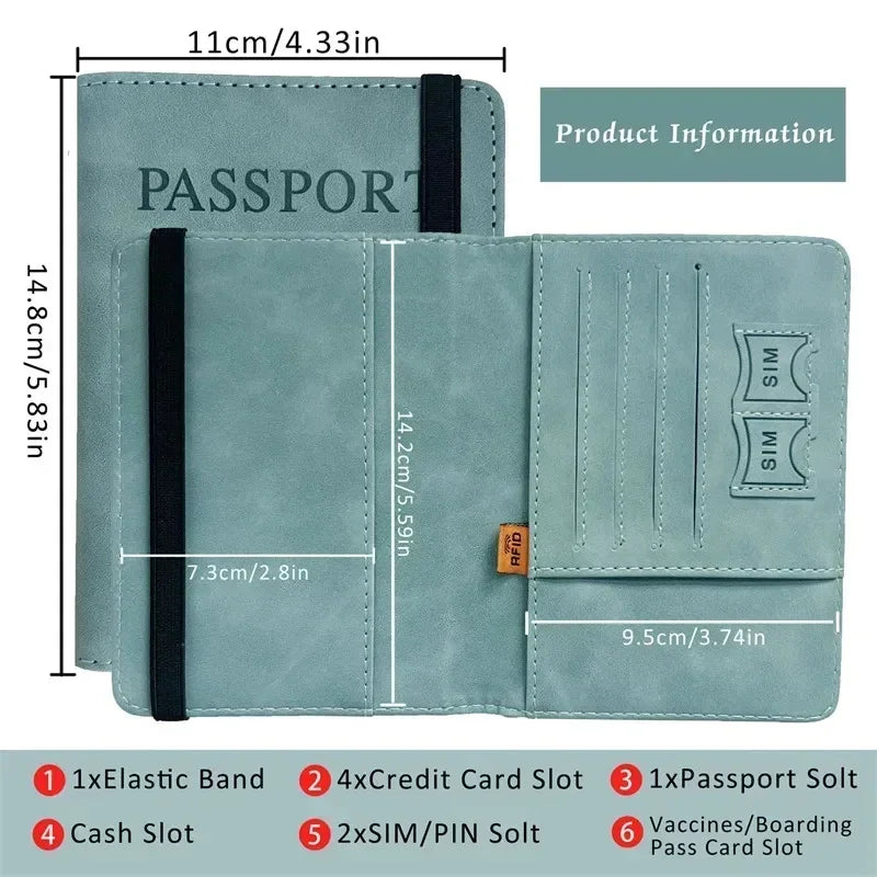 Passport Cover Case Wallet