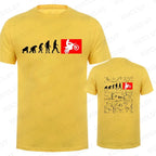 Human Evolution Vintage T-shirt
