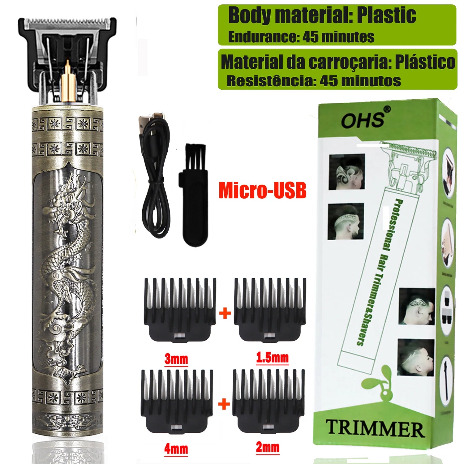 Rechargeable Electric Trimmer