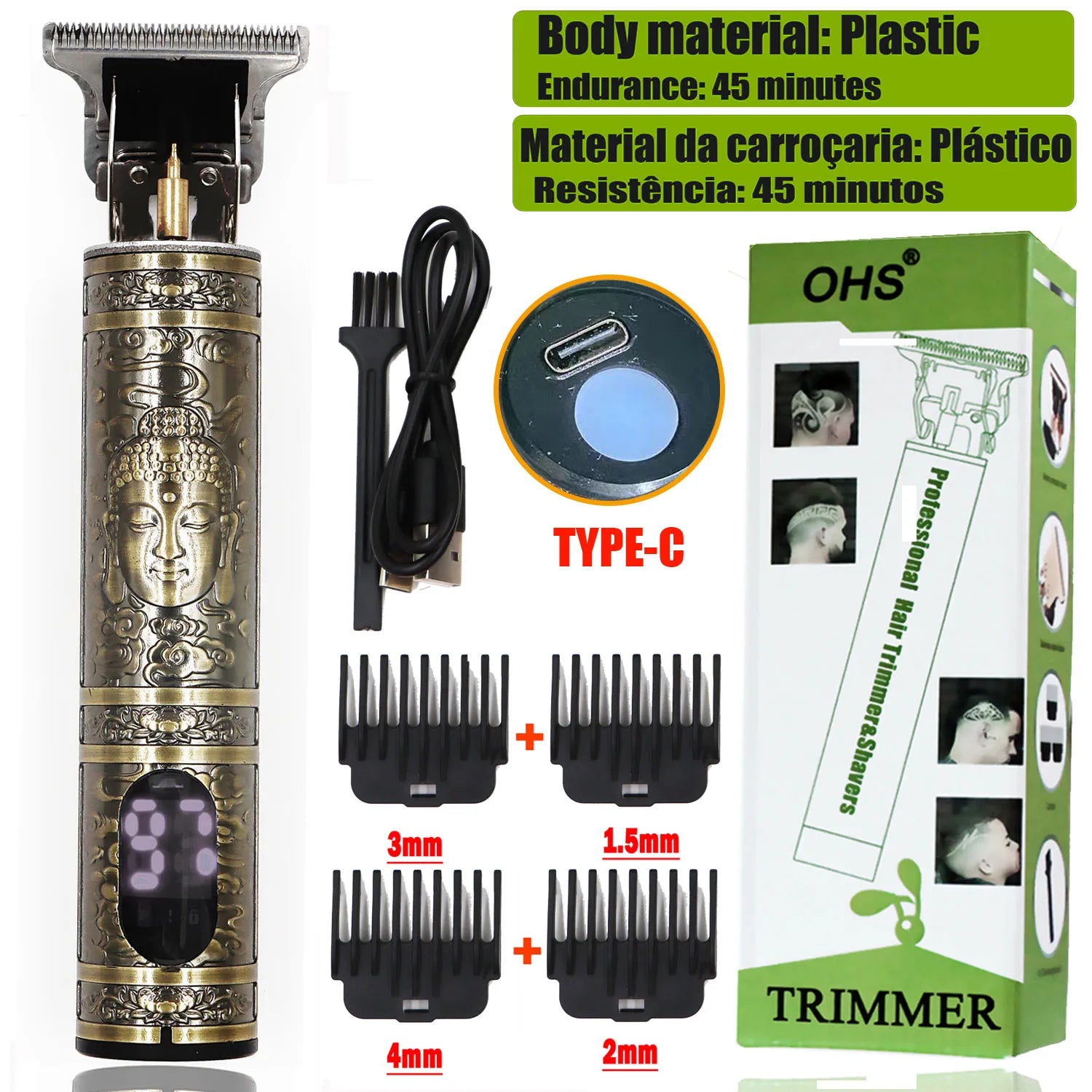 Rechargeable Electric Trimmer