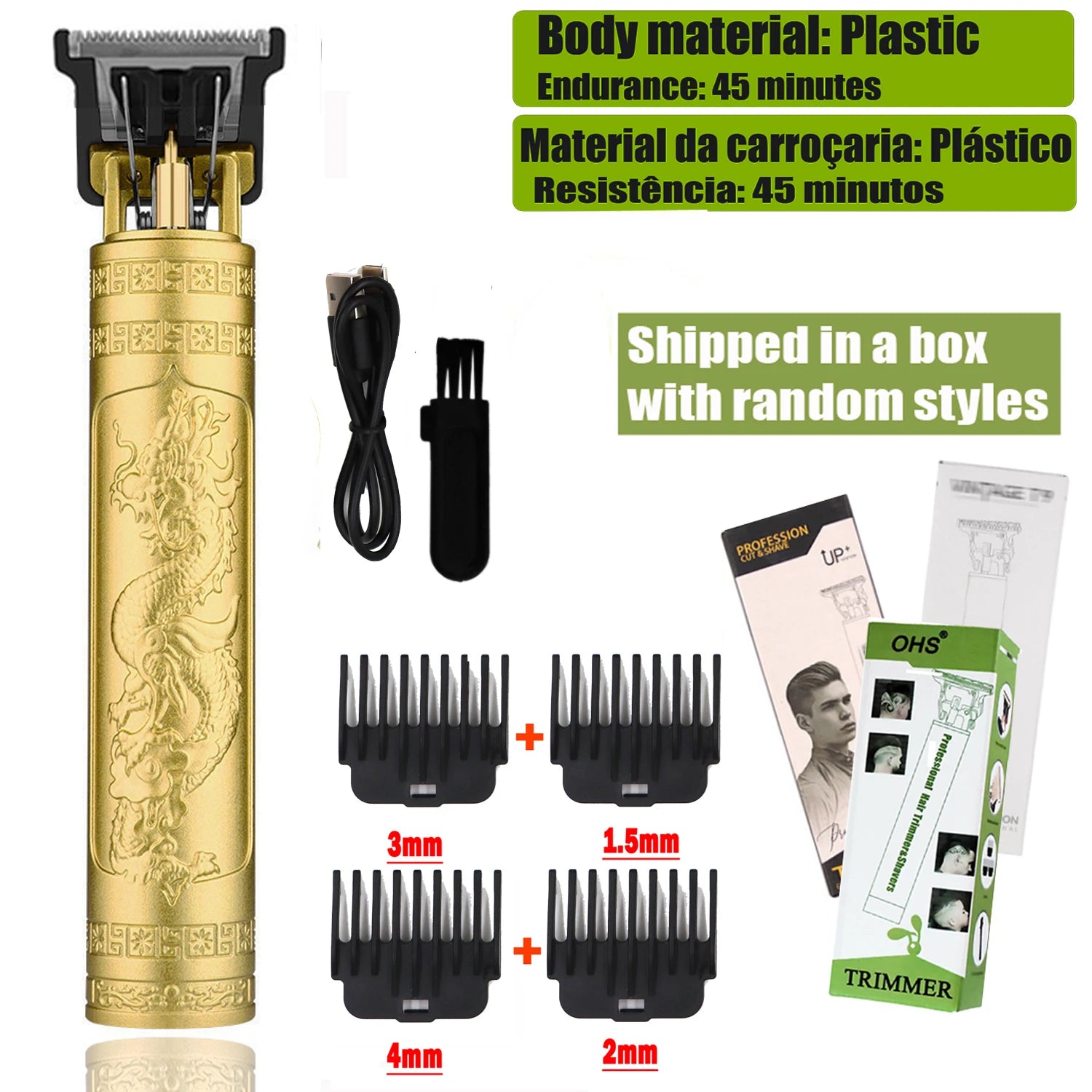 Rechargeable Electric Trimmer