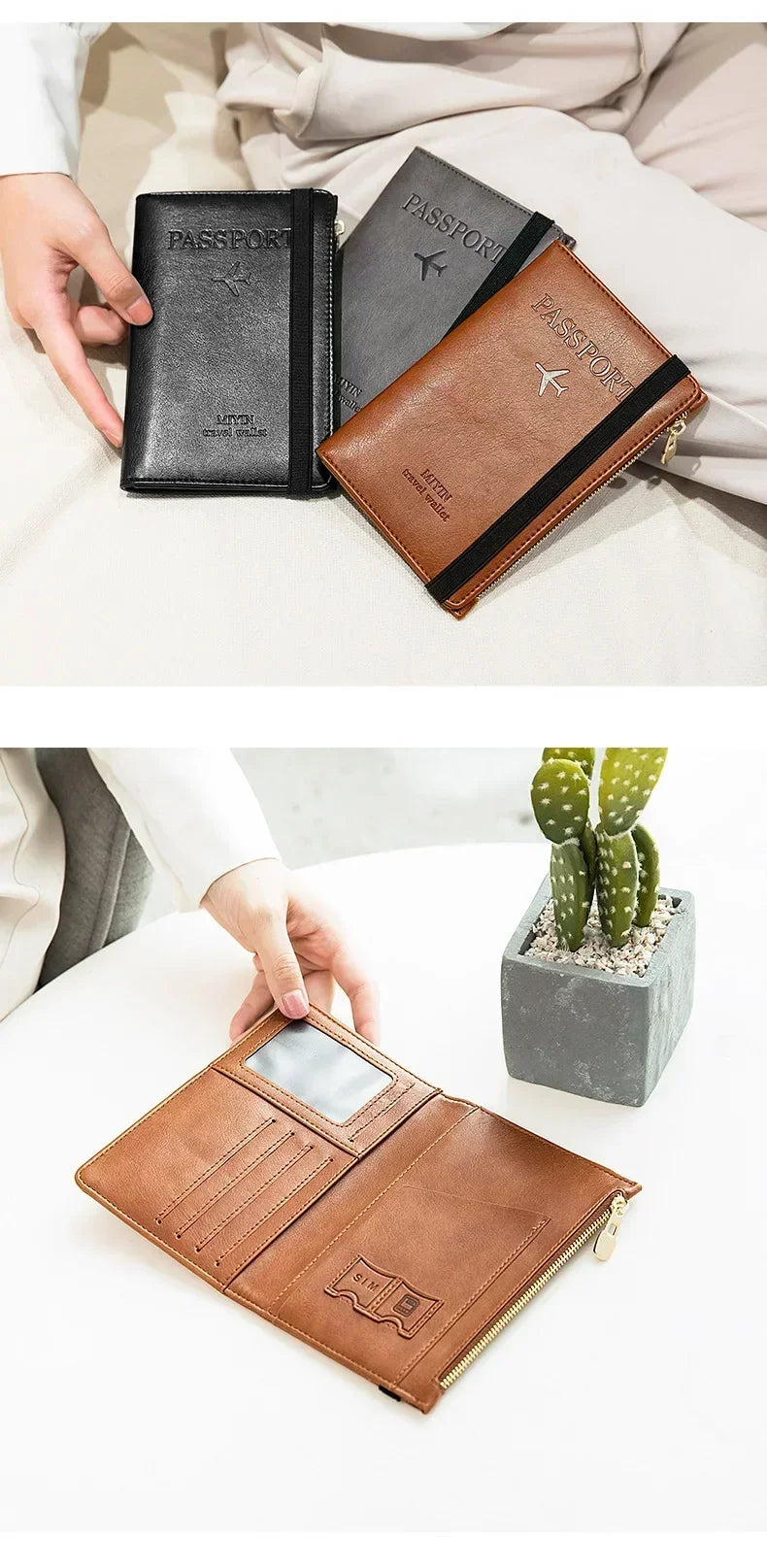 Passport Cover Case Wallet