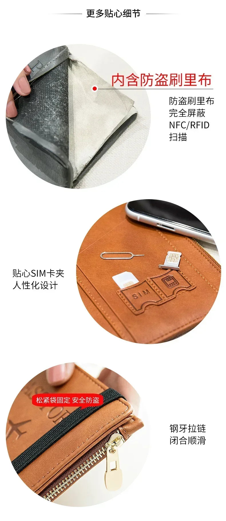 Passport Cover Case Wallet